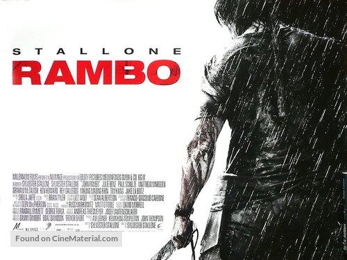 Rambo - British Movie Poster
