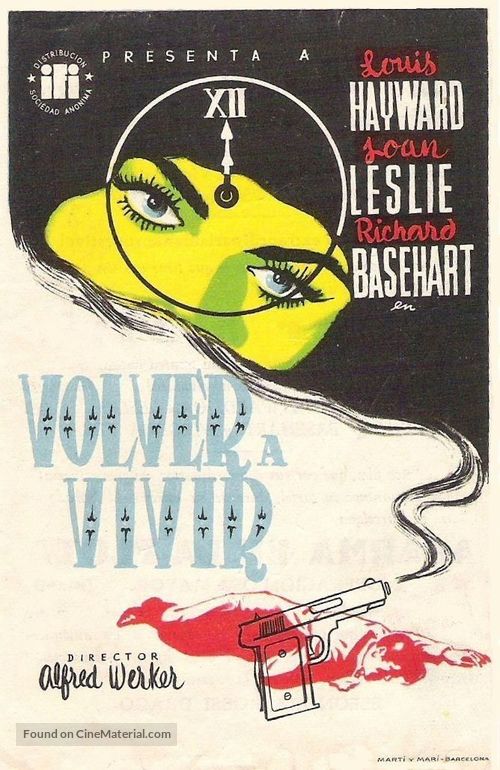 Repeat Performance - Spanish Movie Poster