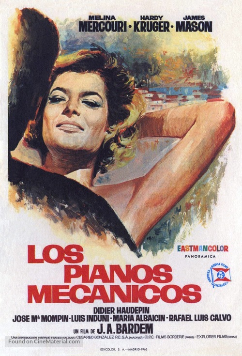 Los pianos mec&aacute;nicos - Spanish Movie Poster
