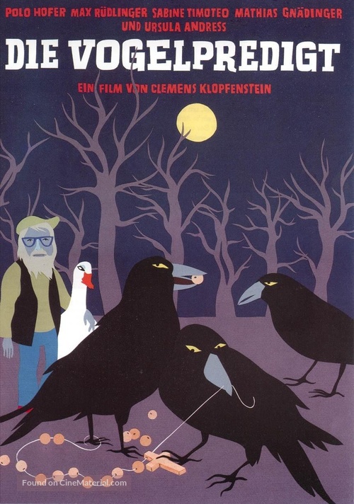Vogelpredigt, Die - German poster