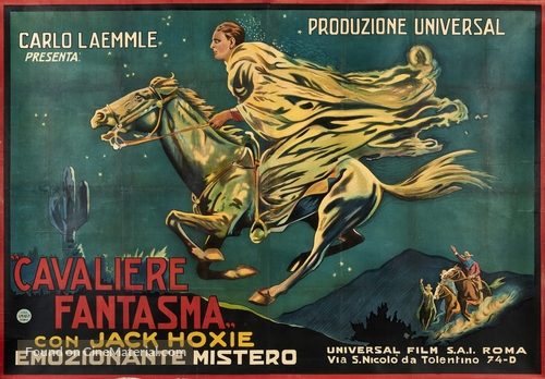 The Phantom Horseman - Italian Movie Poster