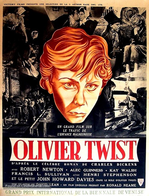 Oliver Twist - French Movie Poster