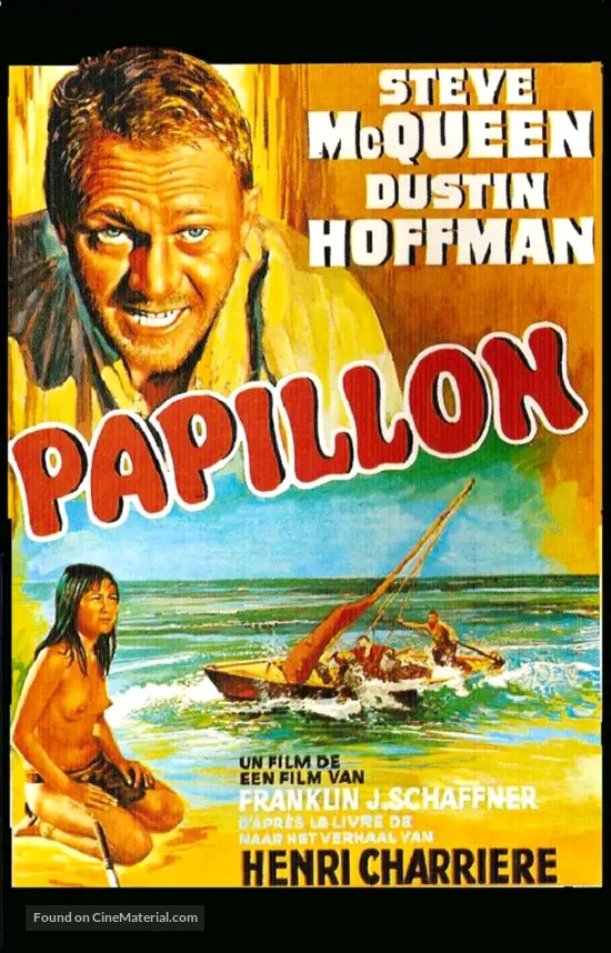 Papillon - Spanish VHS movie cover