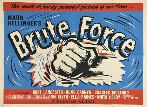 Brute Force - British Movie Poster