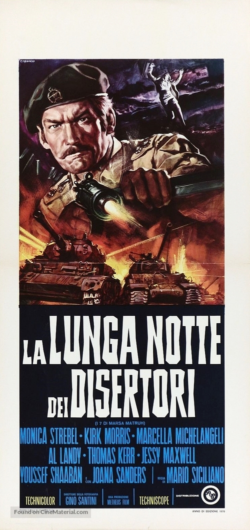 I sette di Marsa Matruh - Italian Movie Poster