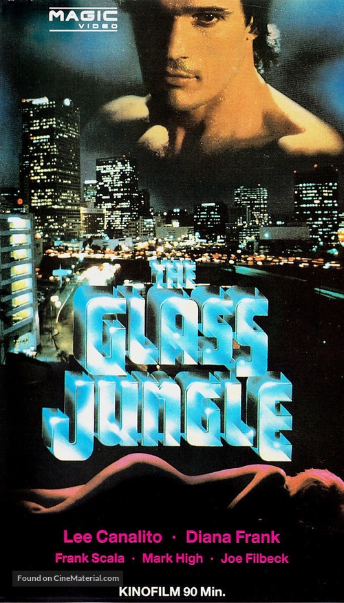 The Glass Jungle - German VHS movie cover