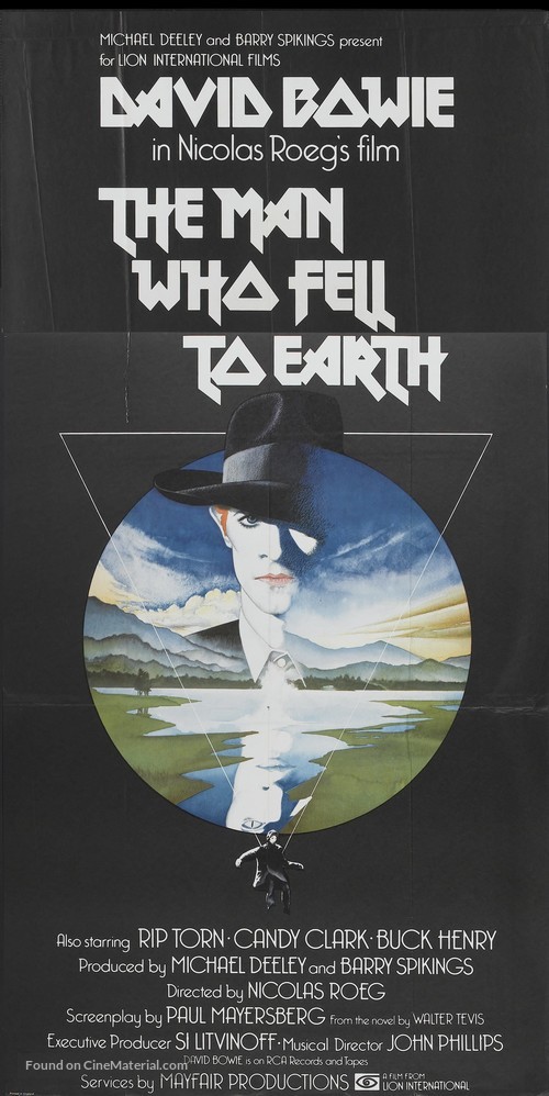 The Man Who Fell to Earth - British Movie Poster