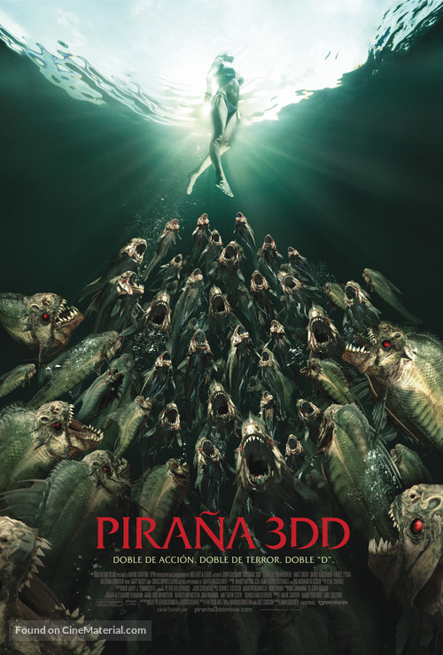 Piranha 3DD - Argentinian Movie Poster