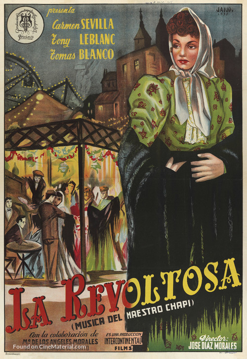 La revoltosa - Spanish Movie Poster