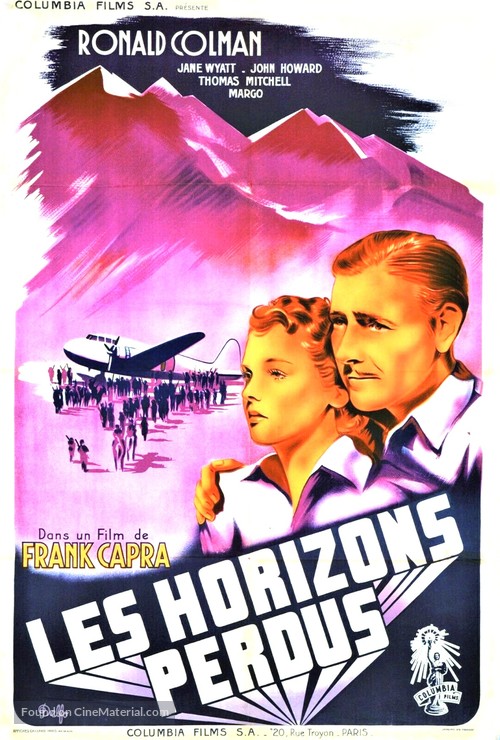 Lost Horizon - French Movie Poster