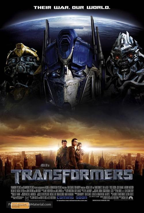 Transformers - Australian Movie Poster