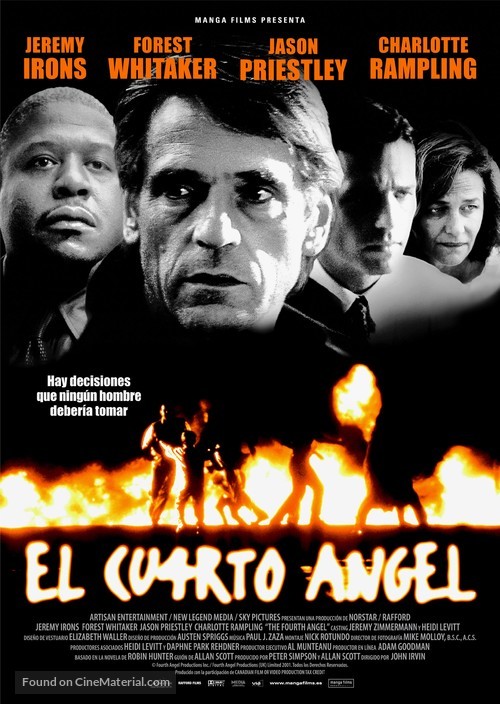 The Fourth Angel - Spanish Movie Poster