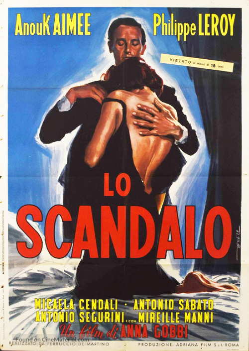 Lo scandalo - Italian Movie Poster