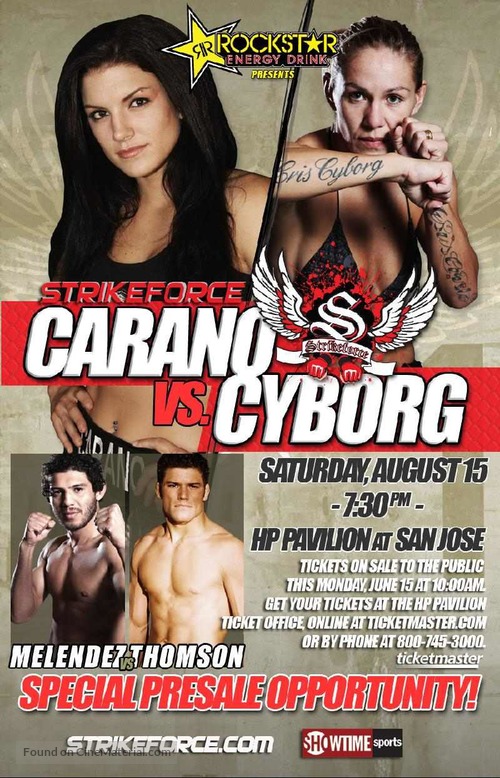 Strikeforce: Carano vs. Cyborg - Movie Poster