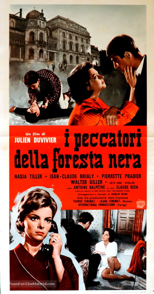 La chambre ardente - Italian Movie Poster