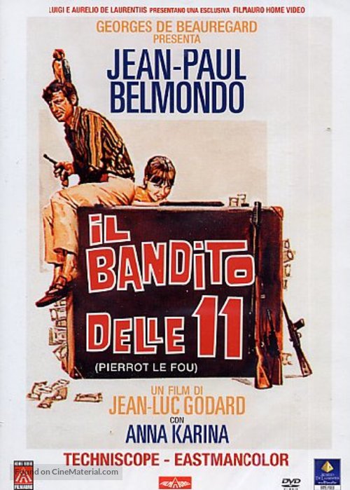 Pierrot le fou - Italian DVD movie cover