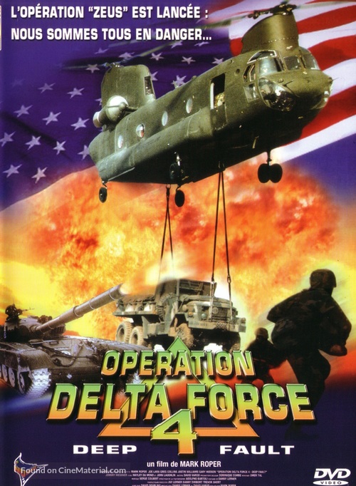 Operation Delta Force 4: Deep Fault - French DVD movie cover