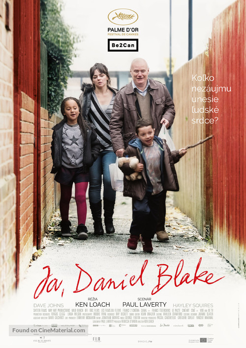 I, Daniel Blake - Slovak Movie Poster