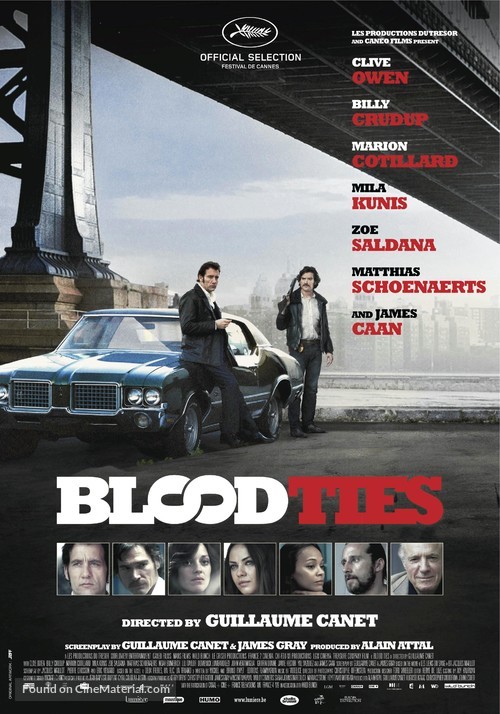 Blood Ties - Belgian Movie Poster