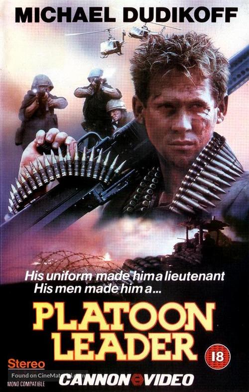 Platoon Leader - British VHS movie cover