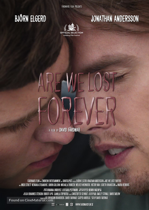 Are We Lost Forever - Swedish Movie Poster