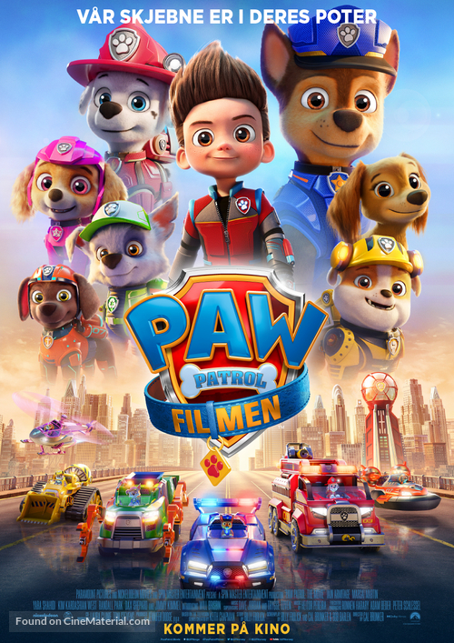 Paw Patrol: The Movie - Norwegian Movie Poster