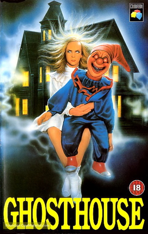 La casa 3 - Ghosthouse - British VHS movie cover