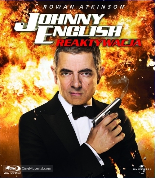 Johnny English Reborn - Polish Blu-Ray movie cover
