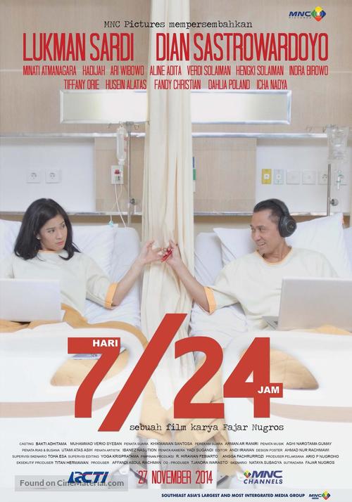 7 Hari 24 Jam - Indonesian Movie Poster