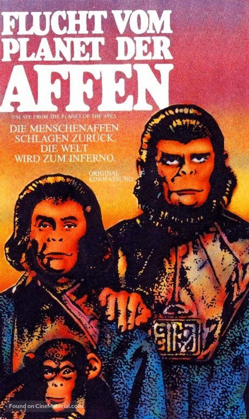 Escape from the Planet of the Apes - German Movie Cover