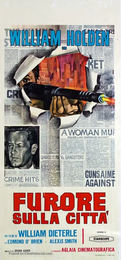 The Turning Point 1952 Italian Movie Poster The Turning Point 1952 Italian Movie Poster