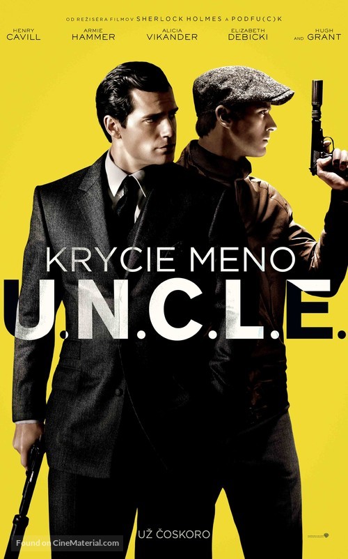 The Man from U.N.C.L.E. - Slovak Movie Poster