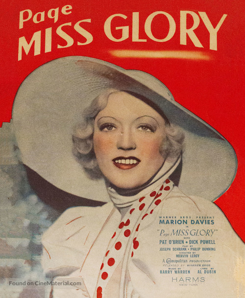 Page Miss Glory - Movie Poster