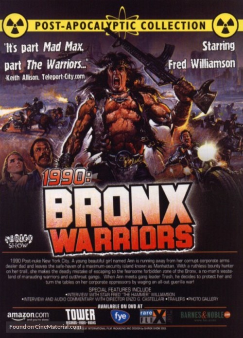1990: I guerrieri del Bronx - DVD movie cover