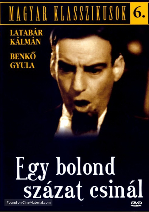 Egy bolond sz&aacute;zat csin&aacute;l - Hungarian Movie Cover