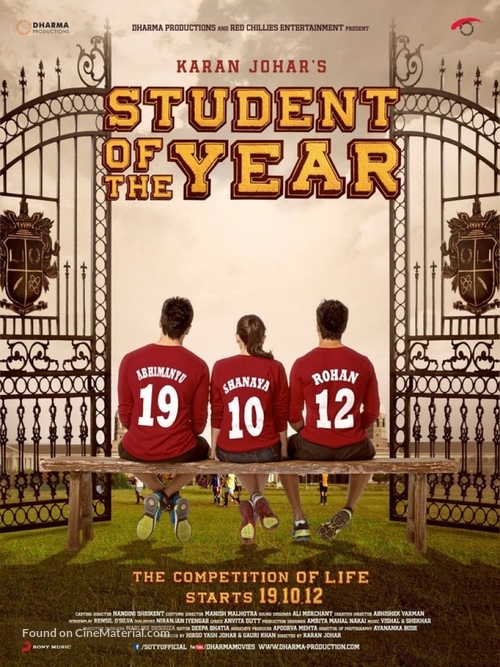 Student of the Year - Indian Movie Poster