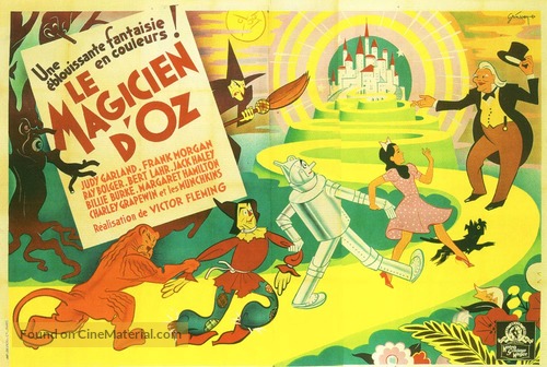 The Wizard of Oz - French Theatrical movie poster