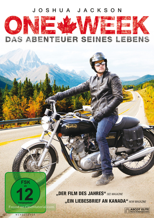 One Week - German DVD movie cover