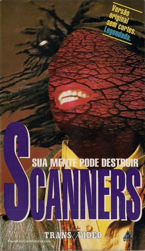 Scanners - Brazilian VHS movie cover