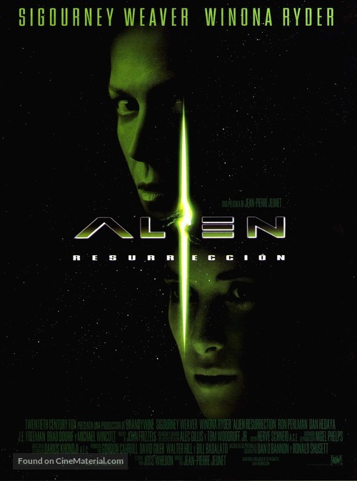 Alien: Resurrection - Spanish Movie Poster