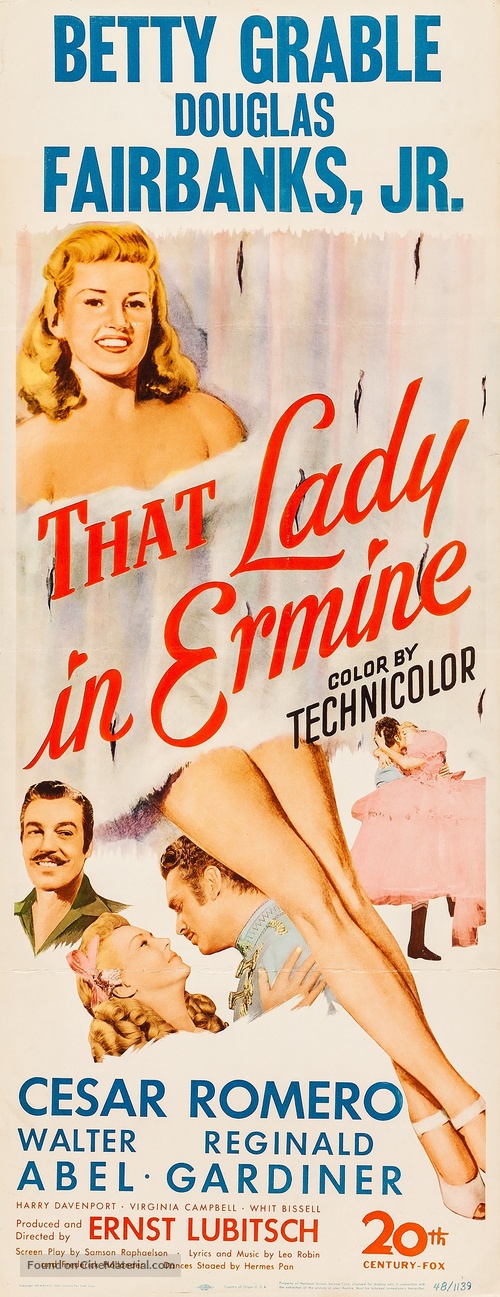 That Lady in Ermine - Movie Poster