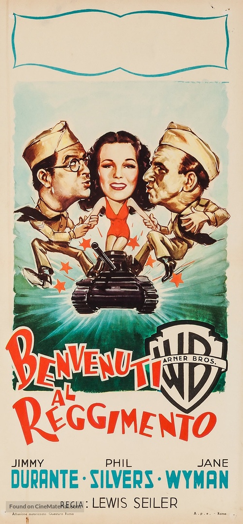 You&#039;re in the Army Now - Italian Movie Poster
