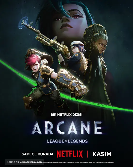 &quot;Arcane: League of Legends&quot; - Turkish Movie Poster