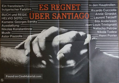Il pleut sur Santiago - German Movie Poster