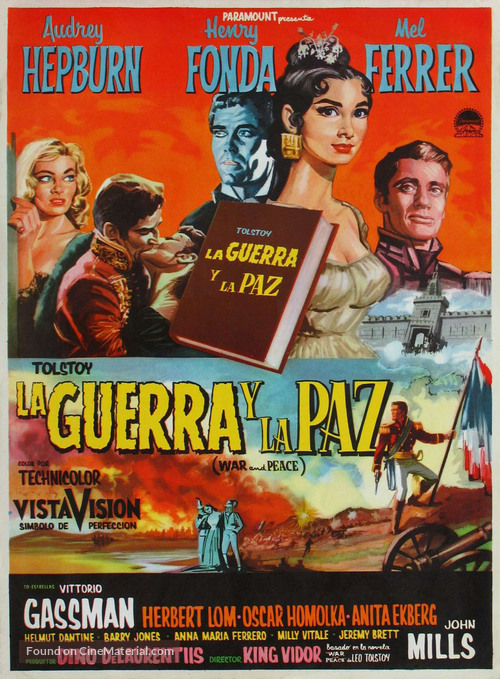 War and Peace - Argentinian Movie Poster