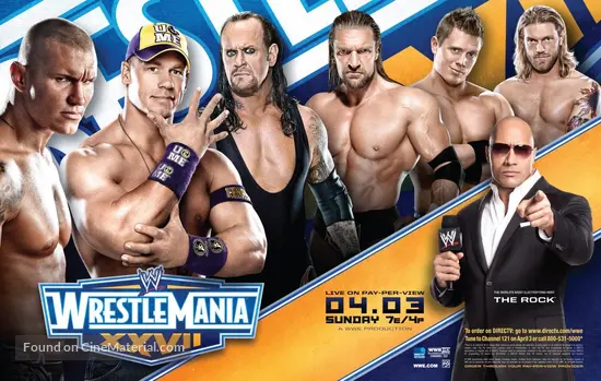 WWE WrestleMania XXVII - Movie Poster