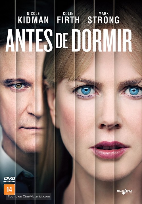 Before I Go to Sleep - Brazilian DVD movie cover