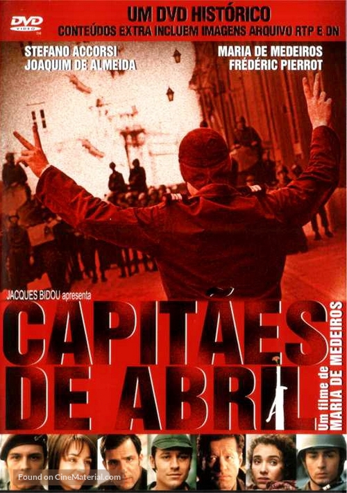 Capit&atilde;es de Abril - Portuguese DVD movie cover
