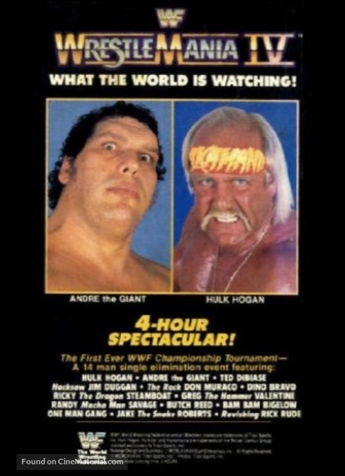 WrestleMania IV - Movie Poster