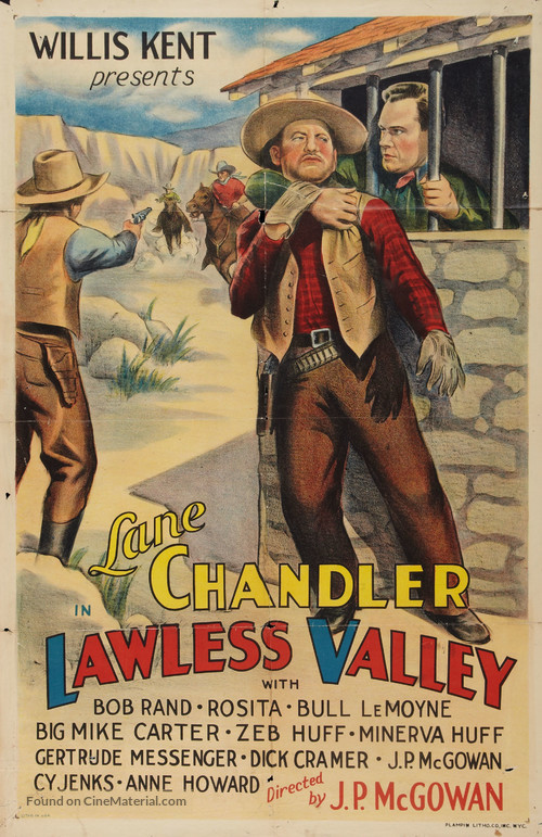 Lawless Valley - Movie Poster